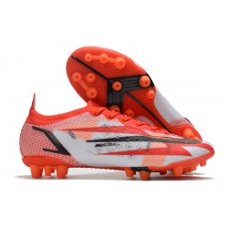 Nike Mercurial Vapor 14 Elite AG Rouge Piment Noir Fantôme Orange Total