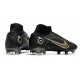 Nike 2022 Mercurial Superfly 8 Elite FG Noir Or Métallique Argent Métallique