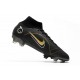 Nike 2022 Mercurial Superfly 8 Elite FG Noir Or Métallique Argent Métallique