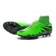 Nike HyperVenom Phantom II FG Football Crampons Vert Noir