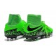 Nike HyperVenom Phantom II FG Football Crampons Vert Noir