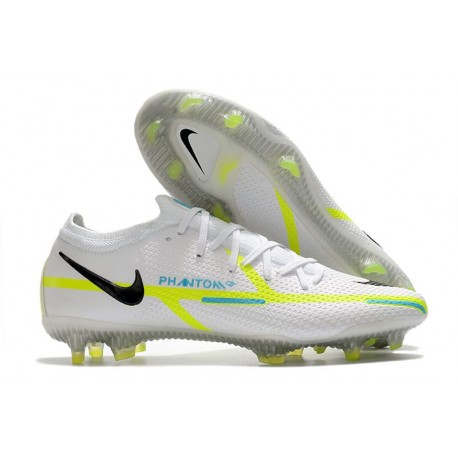 Nike Phantom GT II Elite FG Blanc Bleu Foncé Marina