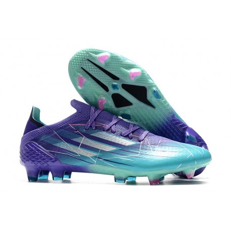 adidas X Speedflow.1 FG Violet Rush Argent Métallique Menthe Rush