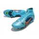 Nike Mercurial Superfly 8 Elite SG-Pro AC Bleu Chlorine Orange Laser Marina