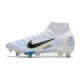 Nike Mercurial Superfly 8 Elite SG-Pro AC Ballon Gris Bleu Foncé