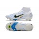 Nike Mercurial Superfly 8 Elite SG-Pro AC Ballon Gris Bleu Foncé