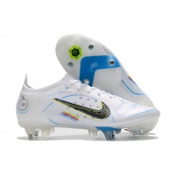 Nike Mercurial Vapor 14 Elite SG Pro Ballon Gris Bleu Foncé