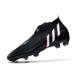 Chaussure adidas Predator Edge+ FG Noir Blanc Rouge Vif