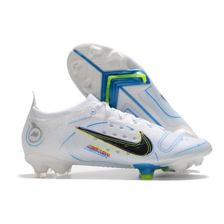 Nike Mercurial Vapor 14 Elite FG Ballon Gris Bleu Foncé