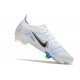 Nike Mercurial Vapor 14 Elite FG Ballon Gris Bleu Foncé