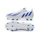 adidas Predator Edge.1 FG Low Nouvel Blanc Bleu Hi Res