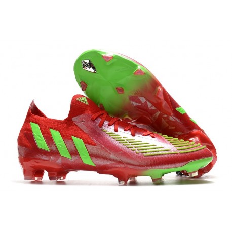 adidas Predator Edge.1 FG Low Nouvel Rouge Vert