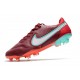 Nike Tiempo Legend 9 Elite FG Rouge Equipe Blanc Hibiscus Mystique