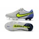 Crampon Nike Tiempo Legend 9 Elite FG Gris Brouillard Volt Sapphire