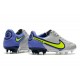 Crampon Nike Tiempo Legend 9 Elite FG Gris Brouillard Volt Sapphire