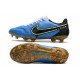 Crampon Nike Tiempo Legend 9 Elite FG Bleu Noir