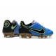 Crampon Nike Tiempo Legend 9 Elite FG Bleu Noir