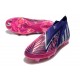 Chaussure adidas Predator Edge+ FG Violet Equipe Argent Métallique Rose Choc Equipe