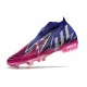 Chaussure adidas Predator Edge+ FG Violet Equipe Argent Métallique Rose Choc Equipe