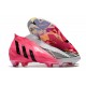 Chaussure adidas Predator Edge+ FG LZ+ Solar Rose Noir Blanc