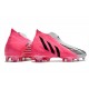 Chaussure adidas Predator Edge+ FG LZ+ Solar Rose Noir Blanc