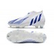 Chaussure adidas Predator Edge+ FG Blanc Bleu Hi Res Blanc