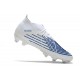 adidas Predator Edge.1 FG Crampons Blanc Bleu Hi Res Blanc