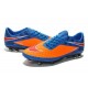 Chaussures Football Nike Hypervenom Phantom FG Orange Bleu Rouge Pack de Réflexion