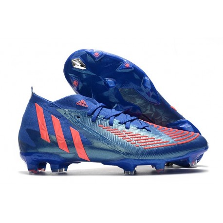 adidas Predator Edge.1 FG Crampons Bleu Hi Res Turbo Bleu Hi Res