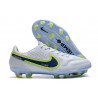 Crampon Nike Tiempo Legend 9 Elite FG Blanc Bleu