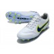 Crampon Nike Tiempo Legend 9 Elite FG Blanc Bleu