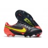 Crampon Nike Tiempo Legend 9 Elite FG Noir Jaune Rouge