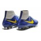 2015 Chaussure de Football Nike Magista Obra FG Marine Bleu Gris Jaune