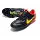 Crampon Nike Tiempo Legend 9 Elite FG Noir Jaune Rouge