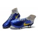 2015 Chaussure de Football Nike Magista Obra FG Marine Bleu Gris Jaune