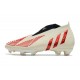 Chaussure adidas Predator Edge+ FG Showdown - Blanc Rouge Doré