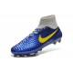 2015 Chaussure de Football Nike Magista Obra FG Marine Bleu Gris Jaune