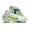 Nike 2022 Mercurial Superfly 8 Elite FG Blanc Bleu Jaune