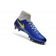 2015 Chaussure de Football Nike Magista Obra FG Marine Bleu Gris Jaune