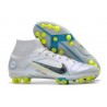 Nike Mercurial Superfly 8 Elite AG Ballon Gris Bleu Foncé