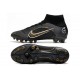 Nike Mercurial Superfly 8 Elite AG Noir Or Métallique Argent Métallique