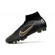 Nike Mercurial Superfly 8 Elite AG Noir Or Métallique Argent Métallique