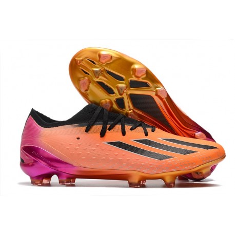 Chaussure de football adidas X Speedportal.1 FG Orange Noir