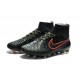 Nouvelle Crampons Nike Magista Obra FG Hommes Noir Vert Hyper Rouge