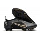 Nike Mercurial Vapor 14 Elite AG Noir Or Métallique Argent Métallique