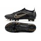 Nike Mercurial Vapor 14 Elite AG Noir Or Métallique Argent Métallique