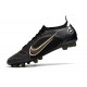 Nike Mercurial Vapor 14 Elite AG Noir Or Métallique Argent Métallique