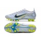 Nike Mercurial Vapor 14 Elite AG Ballon Gris Bleu Foncé