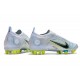 Nike Mercurial Vapor 14 Elite AG Ballon Gris Bleu Foncé