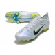 Nike Mercurial Vapor 14 Elite AG Ballon Gris Bleu Foncé